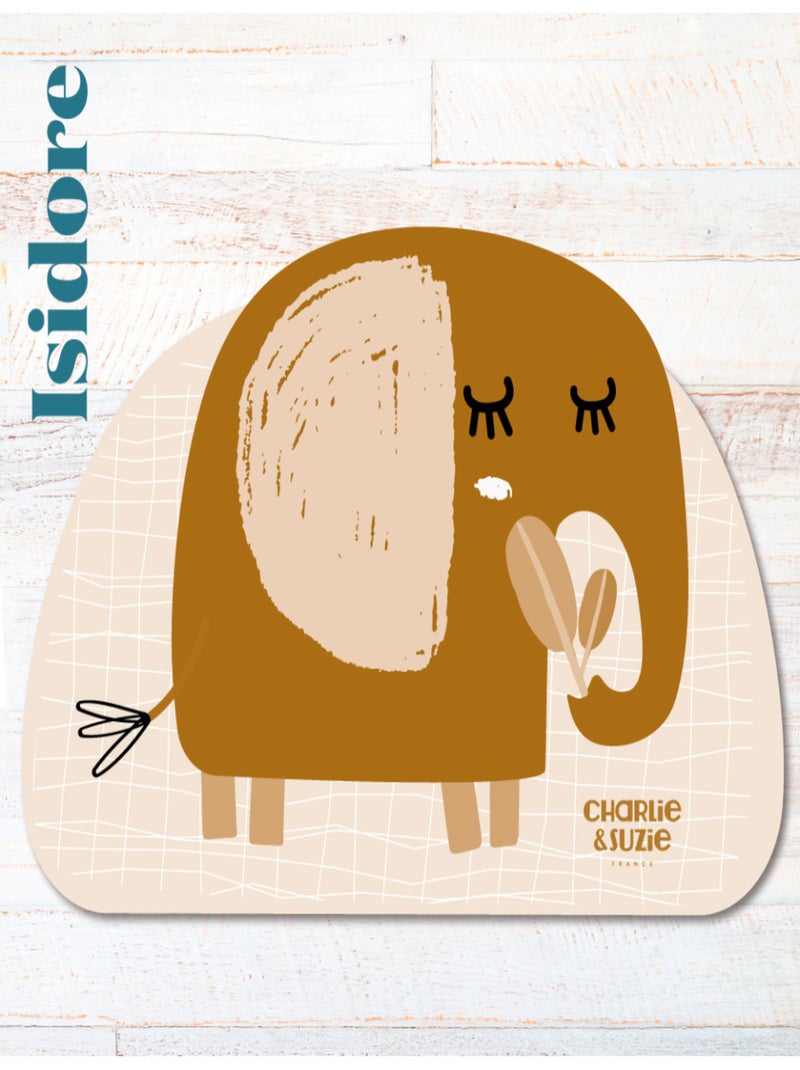 Set de table Éléphant Isidore Multicolore - Kiabi