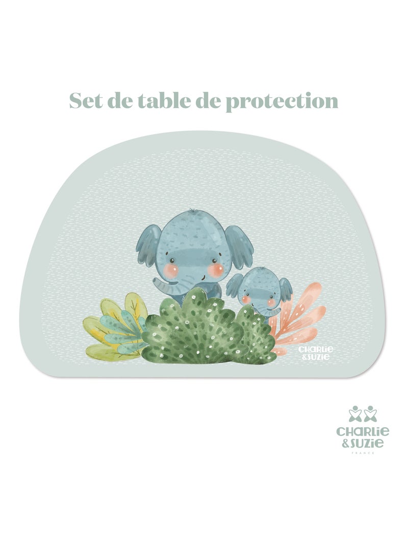 Set de table Éléphanteau Multicolore - Kiabi