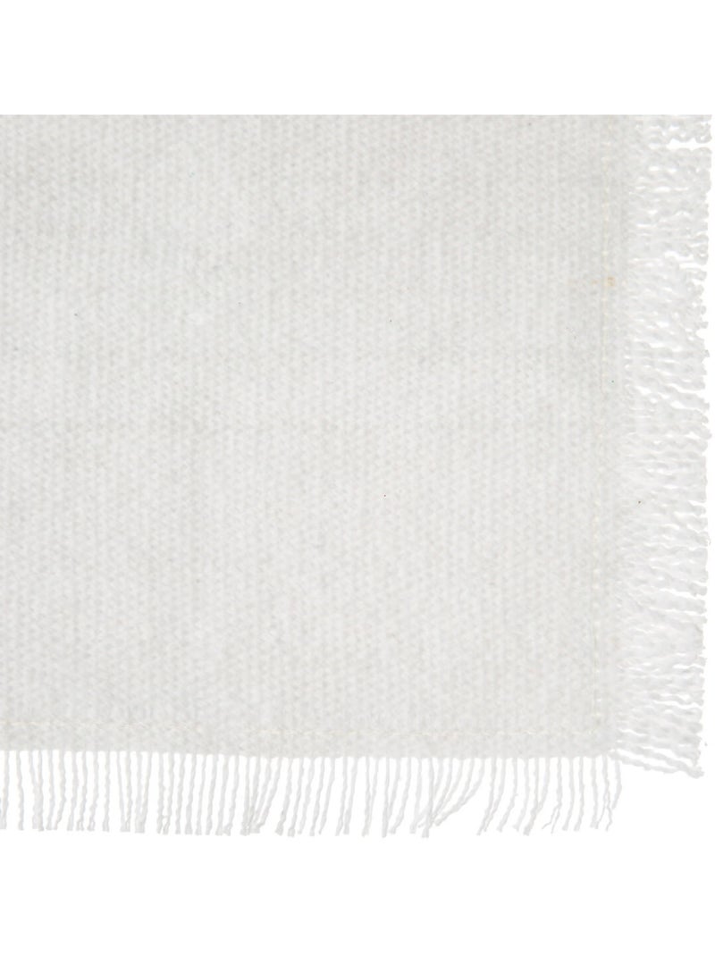 Set de table en coton 30 x 45 cm Mahas jaune Blanc - Kiabi