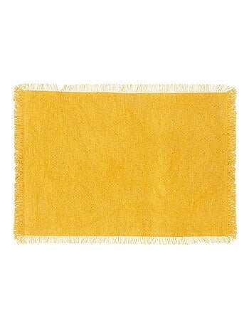 Set de table en coton 30 x 45 cm Mahas gris