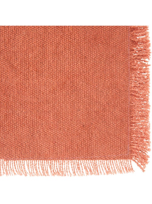 Set de table en coton 30 x 45 cm Mahas terracotta - Kiabi