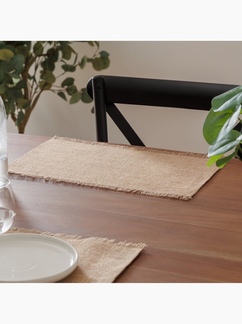 Set de table en coton Mahas Gris - Kiabi