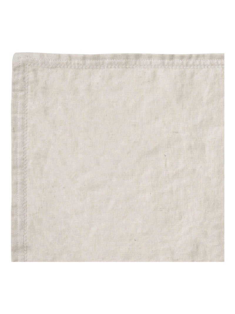 Set de table en coton/lin Beige - Kiabi