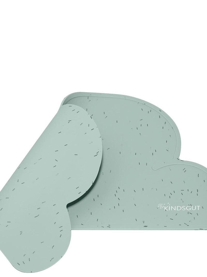 Set de table en forme de nuage en silicone arrose Bleu gris - Kiabi