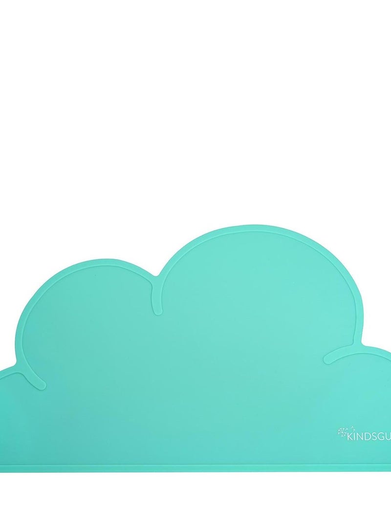 Set de table en forme de nuage en silicone Bleu turquoise - Kiabi
