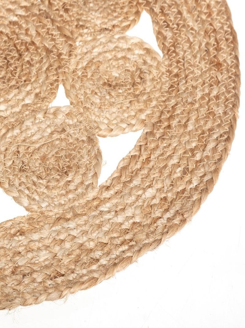 Set de table en jute ajourée D38 Beige - Kiabi