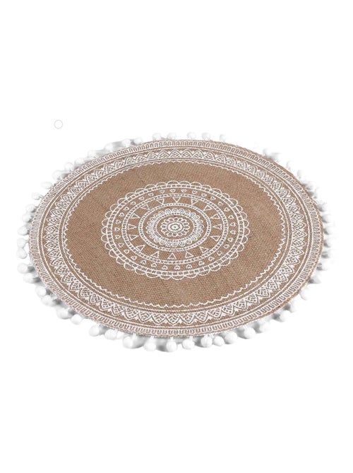 Set de table en jute avec pompons Azusa - Kiabi Set de table en jute avec pompons Azusa - Kiabi