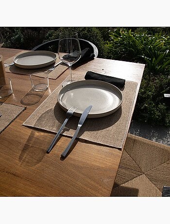 Set de table en jute enduite