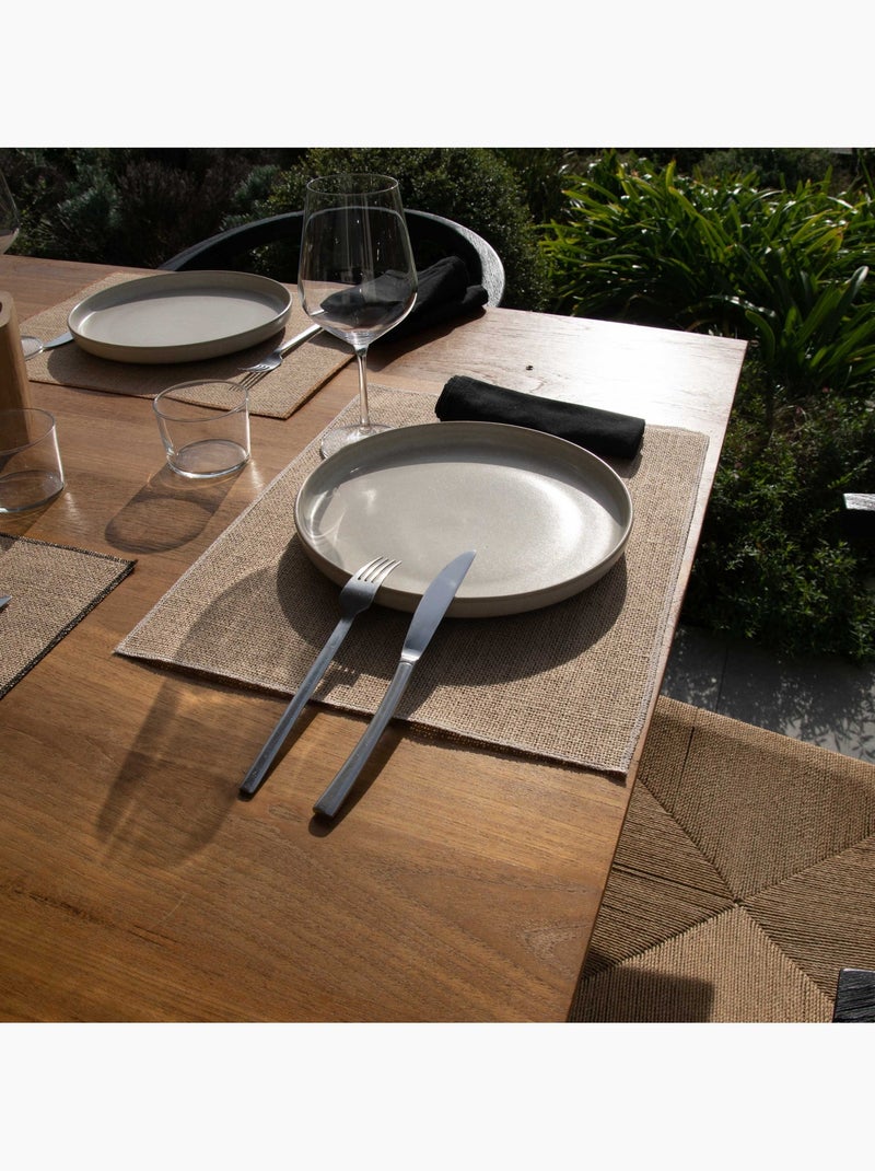 Set de table en jute enduite Beige clair - Kiabi