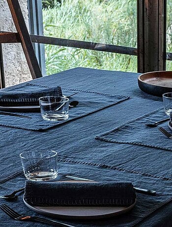 Set de table en lin lavé Romance