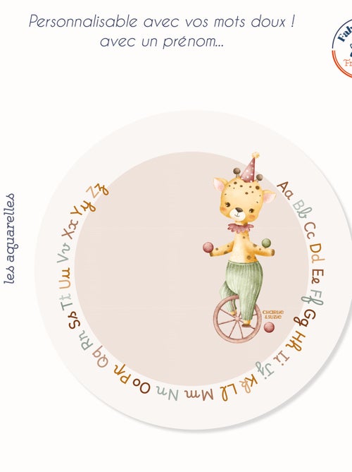 Set de table En Piste  Girafe - Kiabi