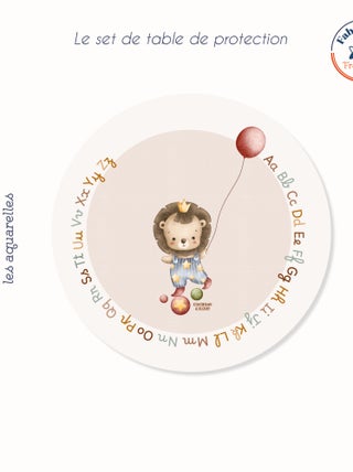 Set de table En Piste  Lion