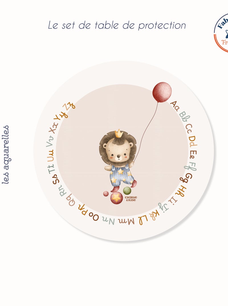 Set de table En Piste  Lion Multicolore - Kiabi