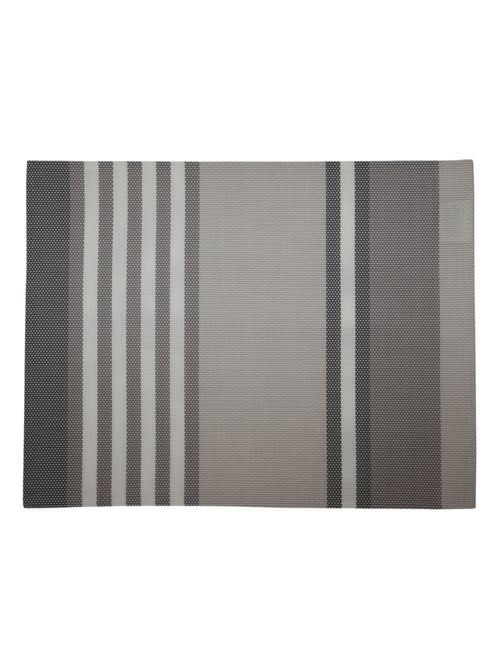 Set de table en plastique à rayures - Kiabi