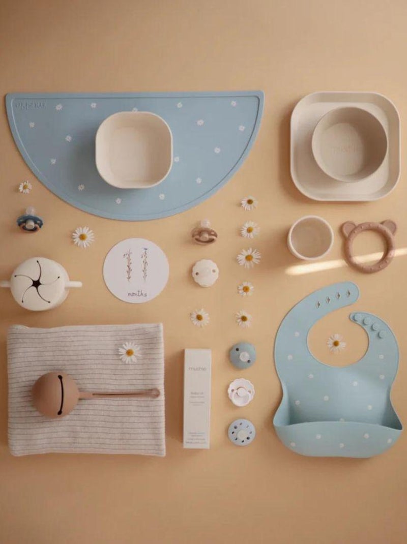 Set de table en silicone White Daisy Bleu - Kiabi