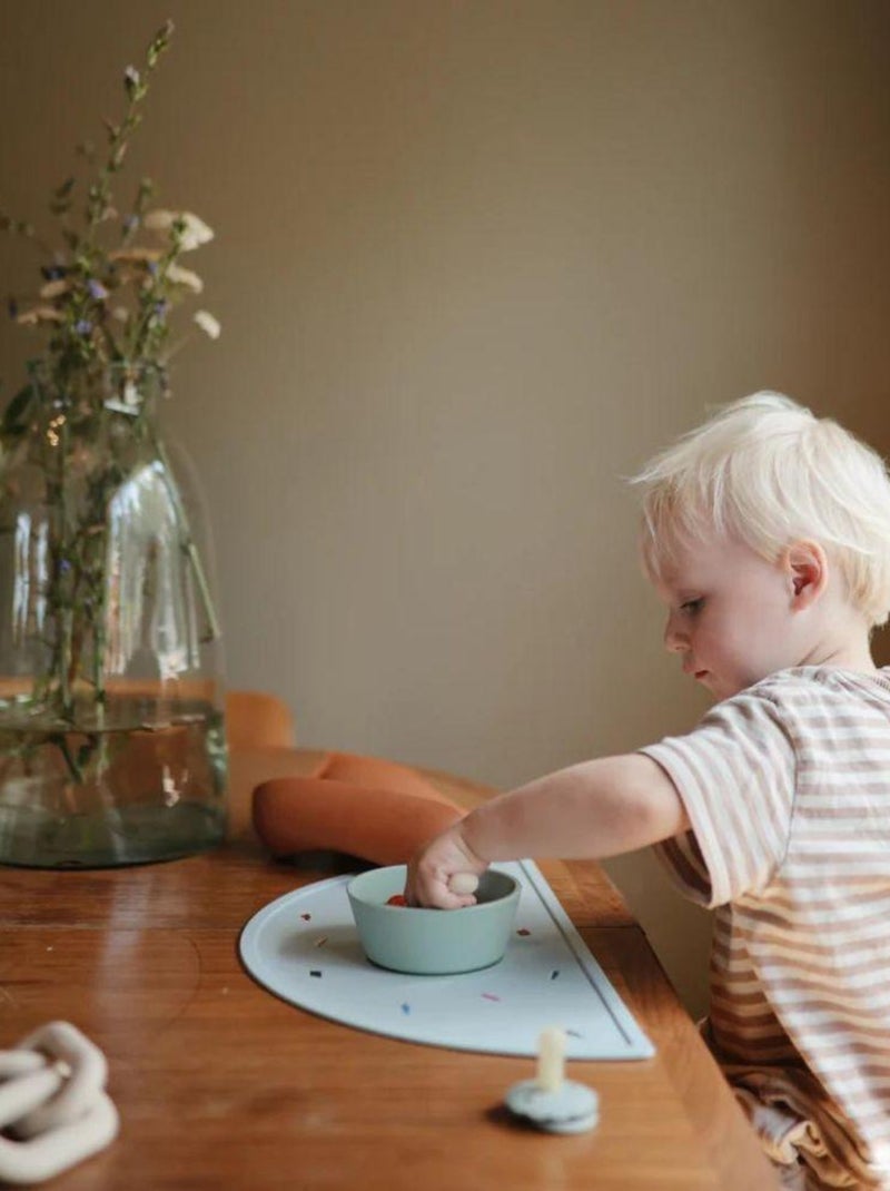 Set de table en silicone White Daisy Bleu - Kiabi