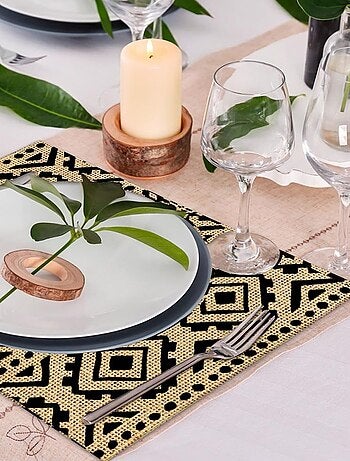 Set de table en toile de jute