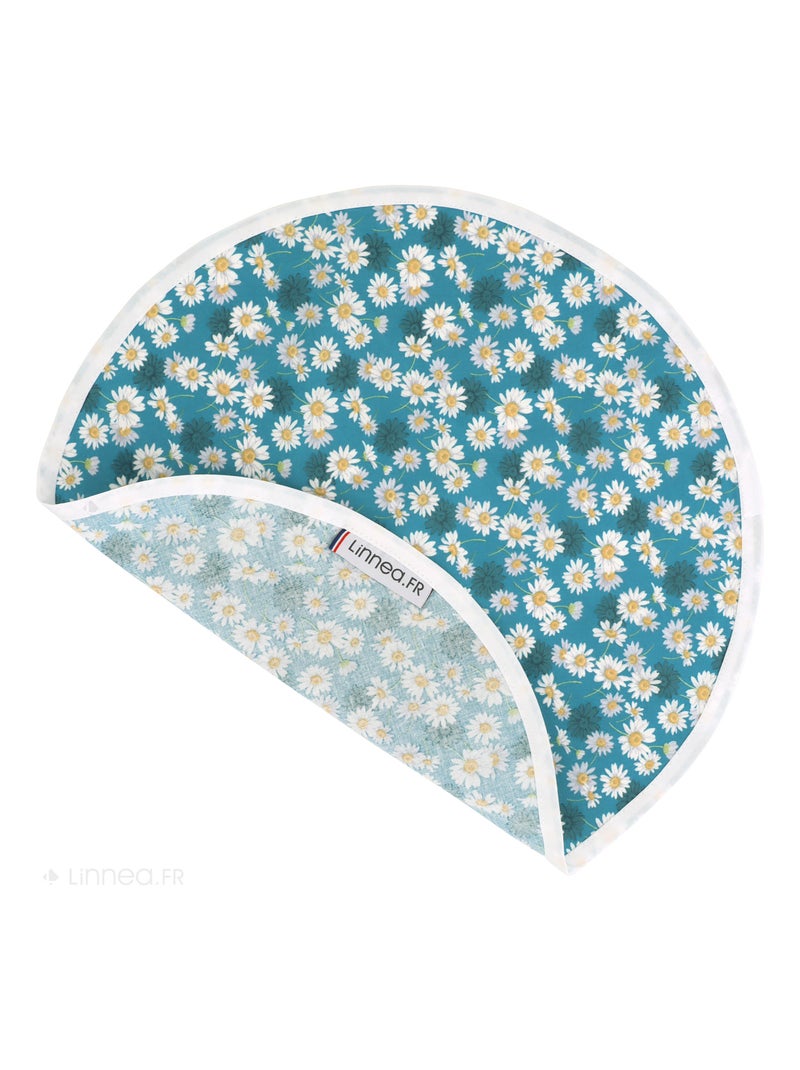Set de table enduit ASTER Bleu pétrole - Kiabi