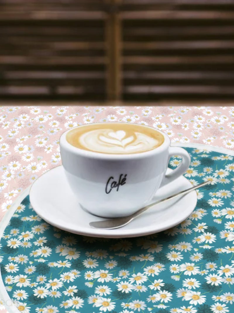 Set de table enduit ASTER Rose clair - Kiabi
