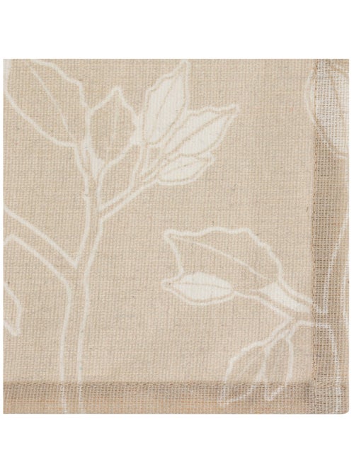 Set de table enduit floral beige - Kiabi
