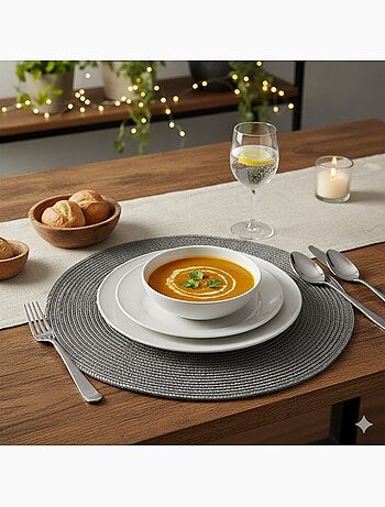 Set de table façon tressé