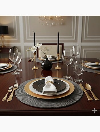 Set de table façon tressé