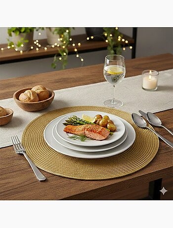 Set de table façon tressé