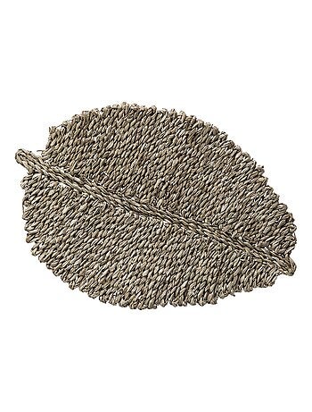 Set de table feuille en roseau