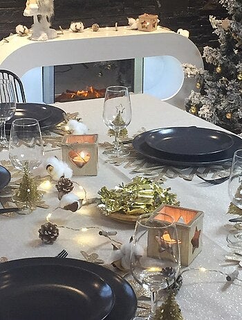 Set de table flocon pailleté