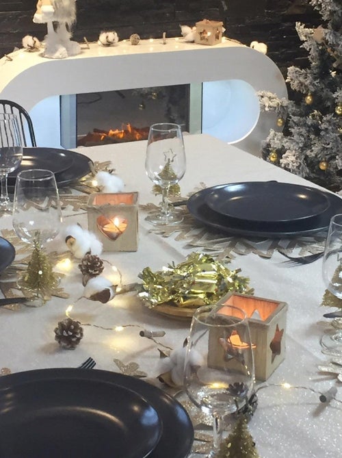 Set de table flocon pailleté - Kiabi