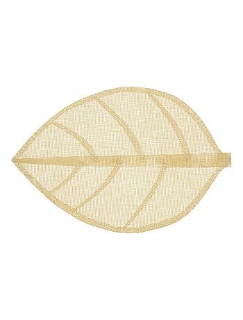 Set de table forme feuille