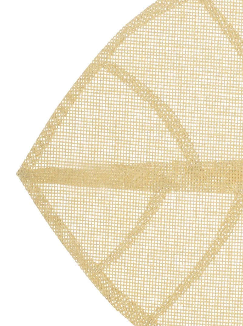 Set de table forme feuille Beige clair - Kiabi