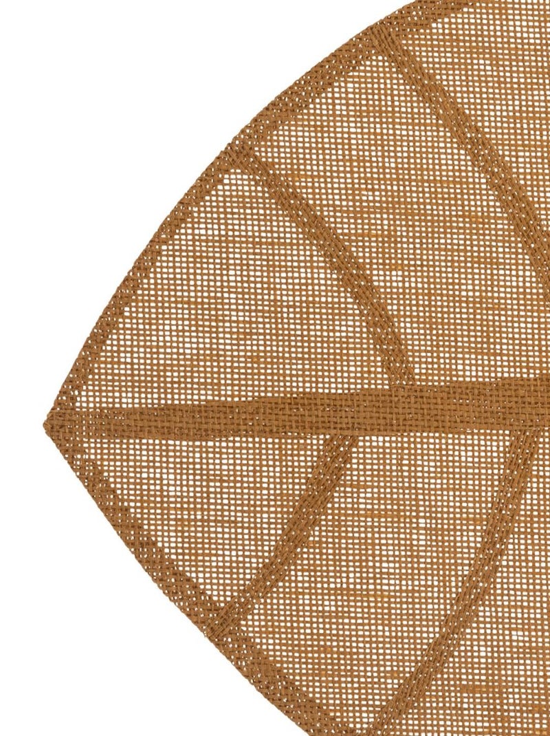 Set de table forme feuille Marron clair - Kiabi