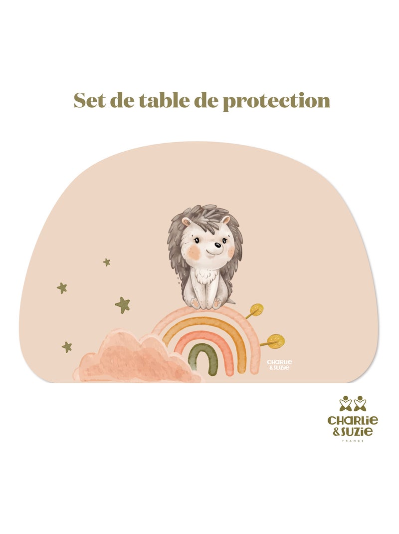 Set de table Hérisson Multicolore - Kiabi