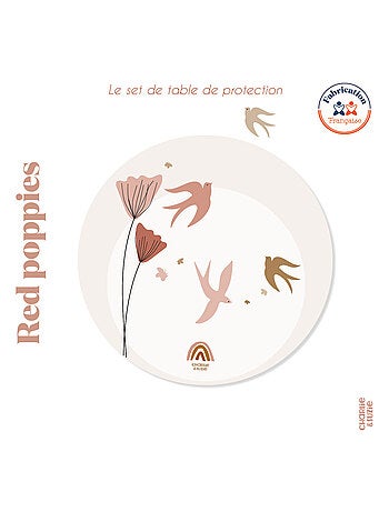 Set de table Hirondelle Red Poppies