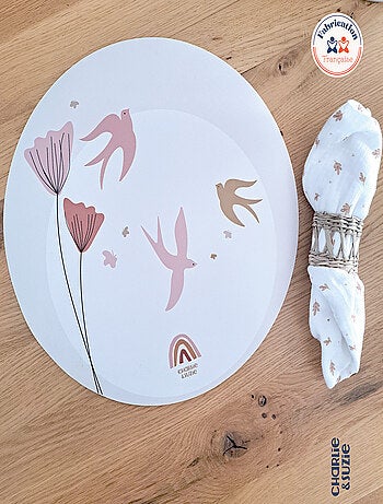 Set de table Hirondelle Red Poppies