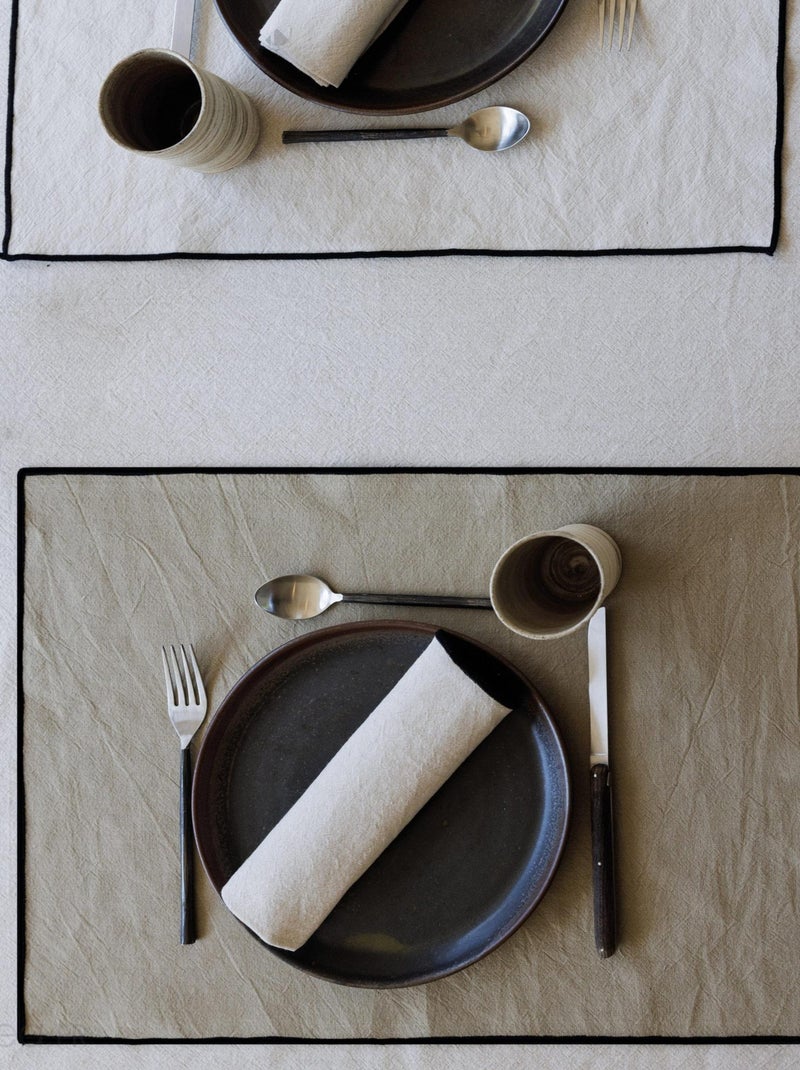 Set de table HONO Set de table Beige sable - Kiabi