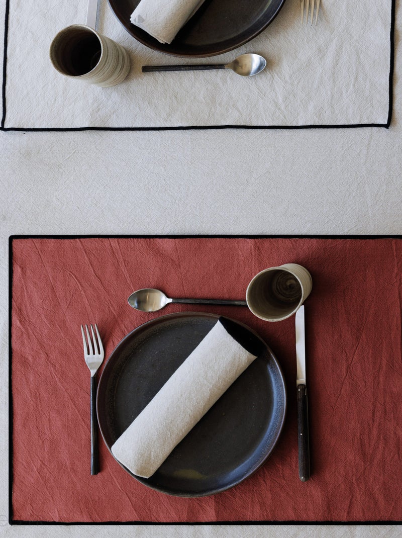 Set de table HONO Set de table Rose pâle - Kiabi