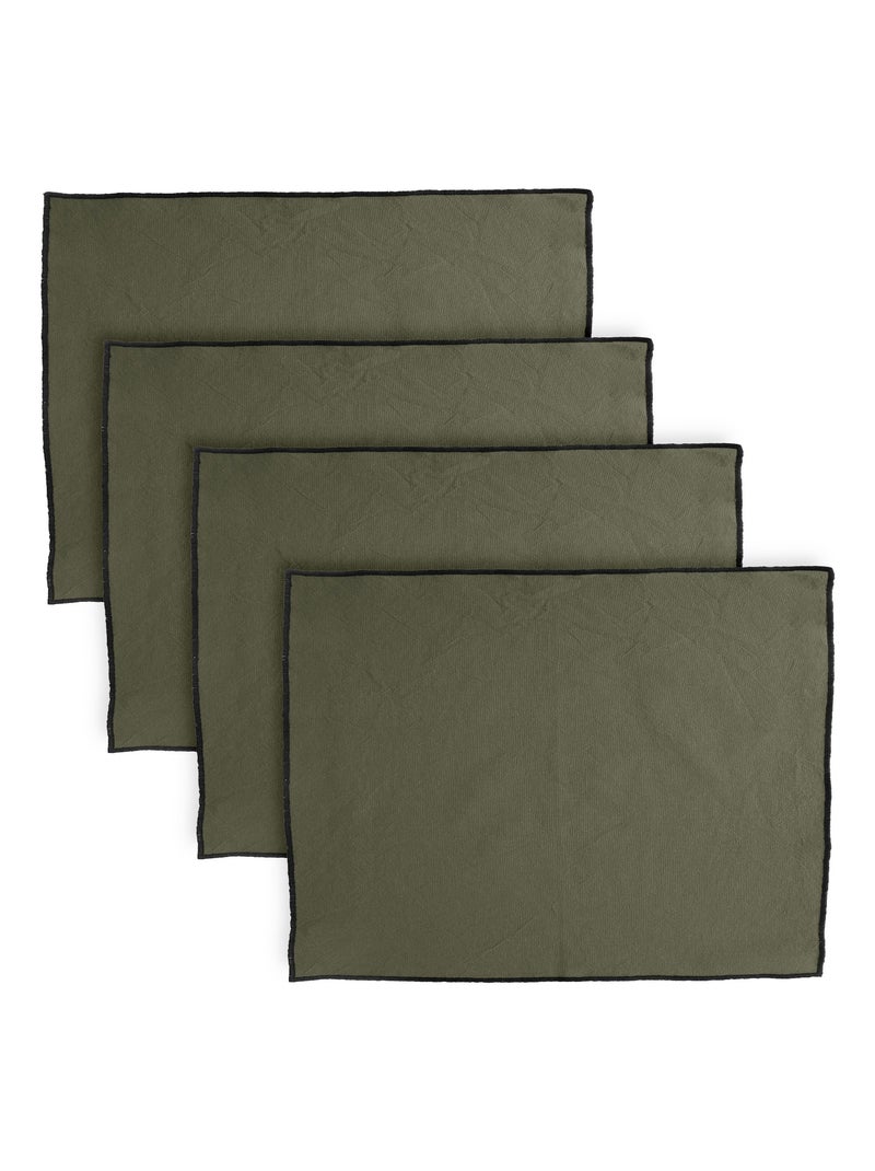 Set de table HONO Set de table Vert bouteille - Kiabi