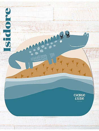 Set de table Isidore l'alligator