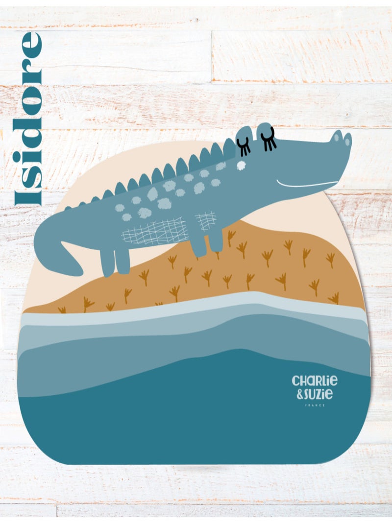 Set de table Isidore l'alligator Multicolore - Kiabi