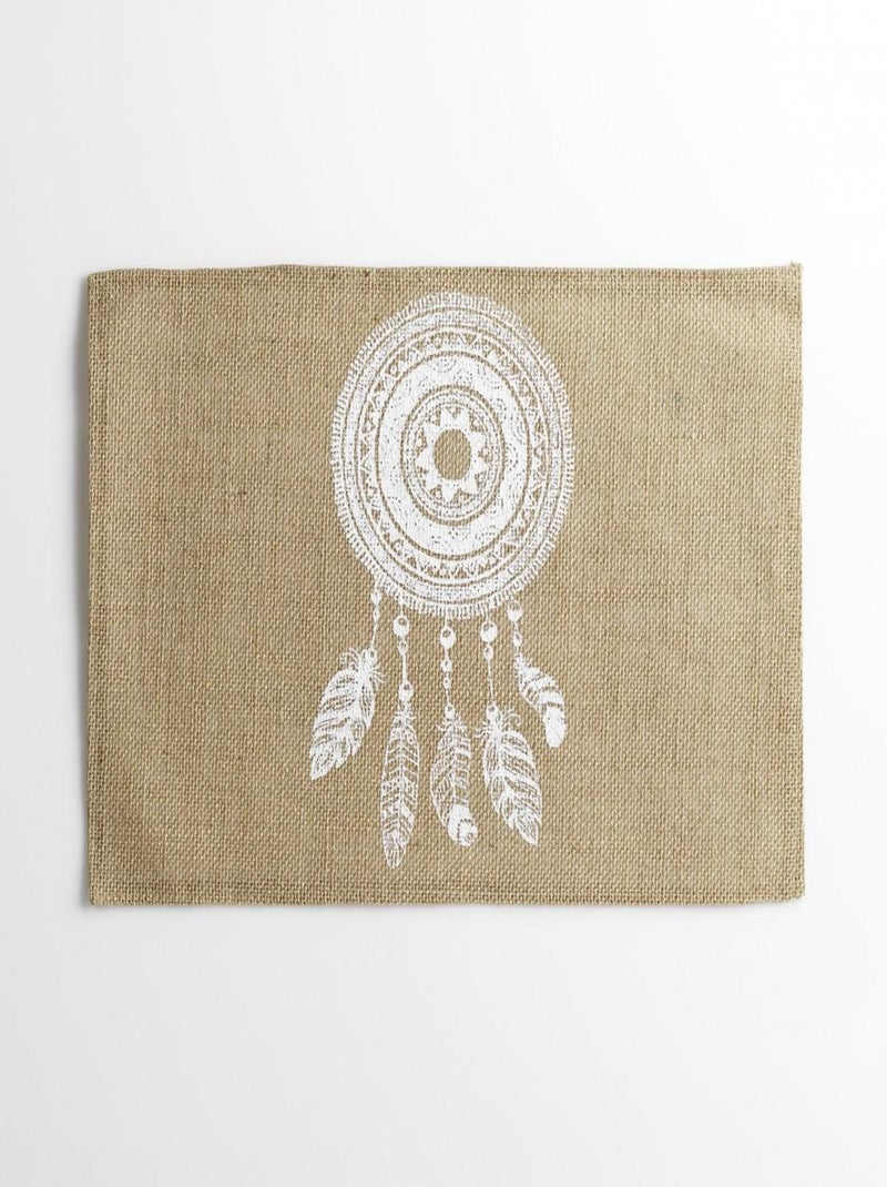 Set de table Jute Attrape-Reves 30 x 45 cm Marron - Kiabi