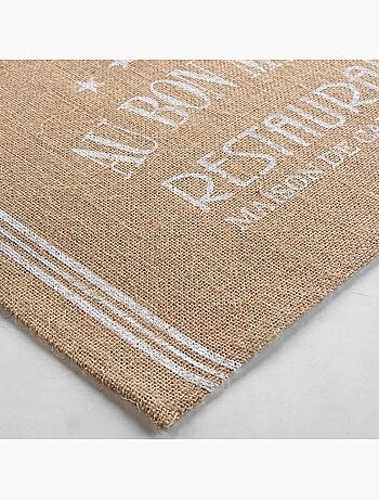 Set de table jute Au bon menu