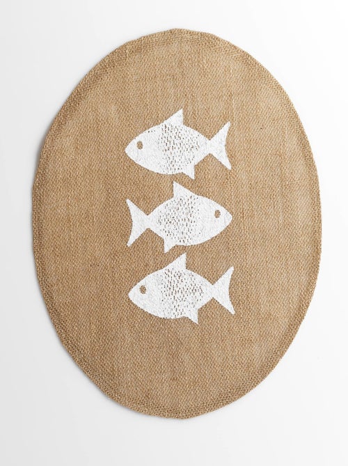 Set de table Jute Collection Poissons - Kiabi