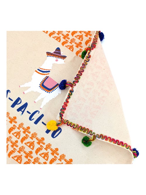 Set de table LAMA POMPONS - Kiabi