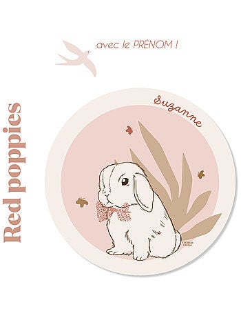 Set de table Lapin Red Poppies