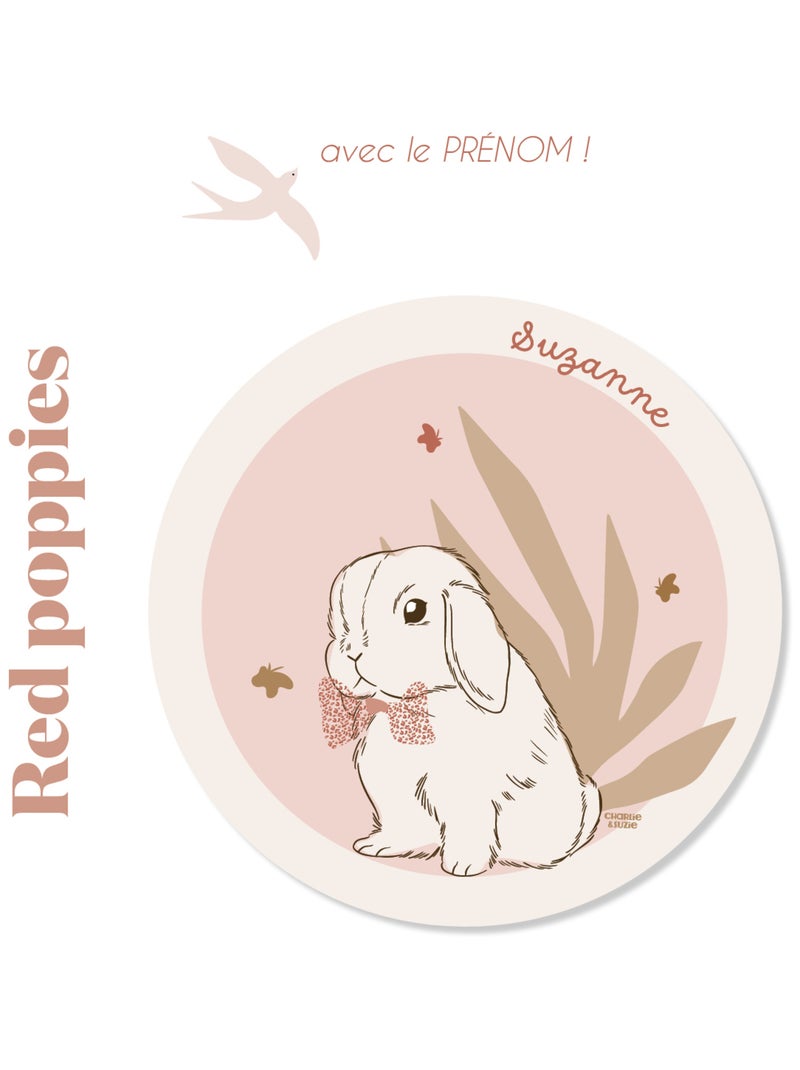 Set de table Lapin Red Poppies Multicolore - Kiabi