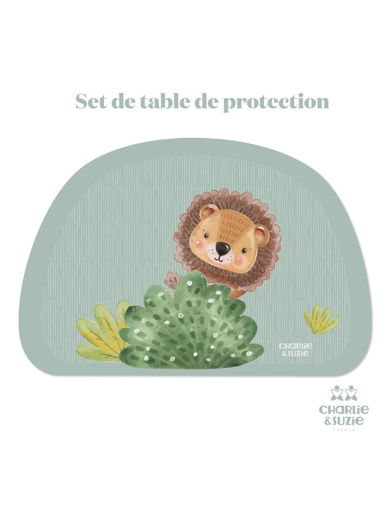 Set de table Lion Multicolore - Kiabi