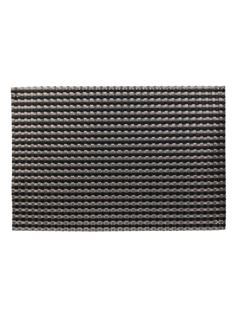 Set de table MAILLE Gris Noir - Kiabi