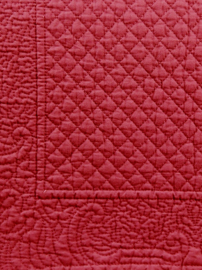 Set de table matelassé Rouge - Kiabi
